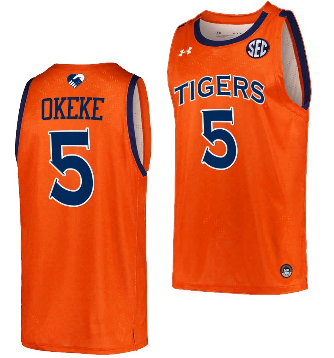 Chuma Okeke Jersey Auburn Tigers College Basketball #5