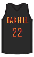 Carmelo Anthony Jersey #22 Oak Hill Academy Basketball Sewn Black