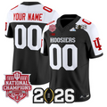 Custom Indiana Hoosiers Jersey 2025 National Champions 2026 Patch Stitched