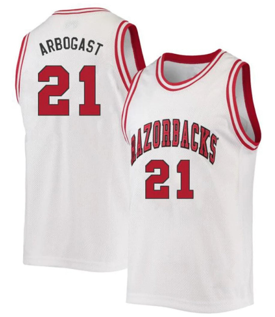 Cade Arbogast Jersey Arkansas Razorbacks College Basketball #21