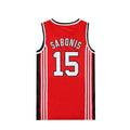 CCCP #15 Arvydas Sabonis Basketball Jersey Red
