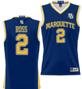 Chase Ross Jersey #2 Marquette Golden Eagles NIL Basketball Lightweight