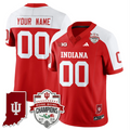 Custom Indiana Hoosiers Jersey 2026 Rose Bowl Champions Patch Stitched