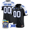 Custom BYU Cougars Jersey Name, Number 2025 Pop-Tarts Patch Stitched