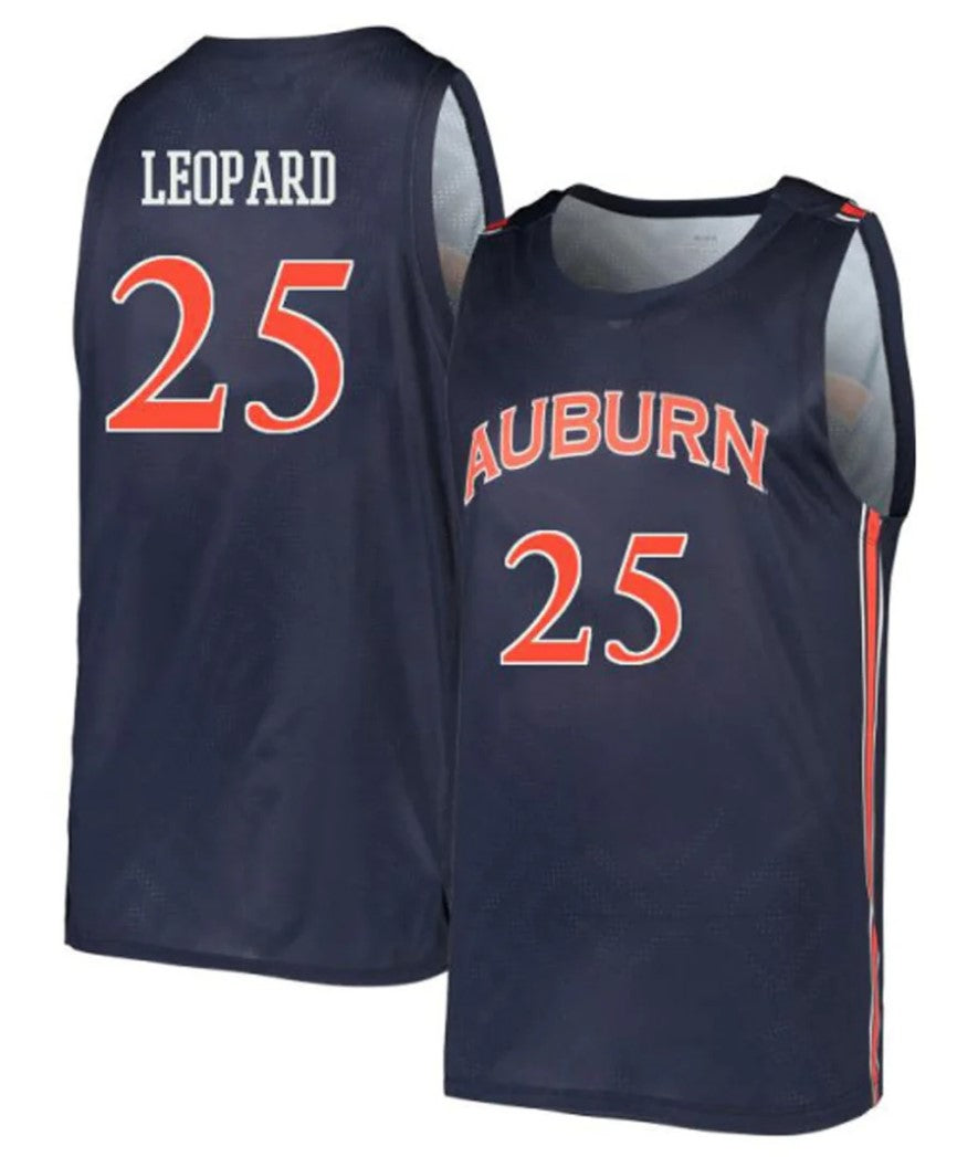 Chandler Leopard Jersey Auburn Tigers College Basketball #25