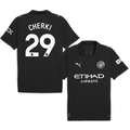 CHERKI #29 Manchester City 2025-26 Away Jersey – Black