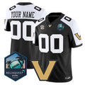 Custom Vanderbilt Commodores Jersey 2025 ReliaQuest Bowl Vapor Stitched