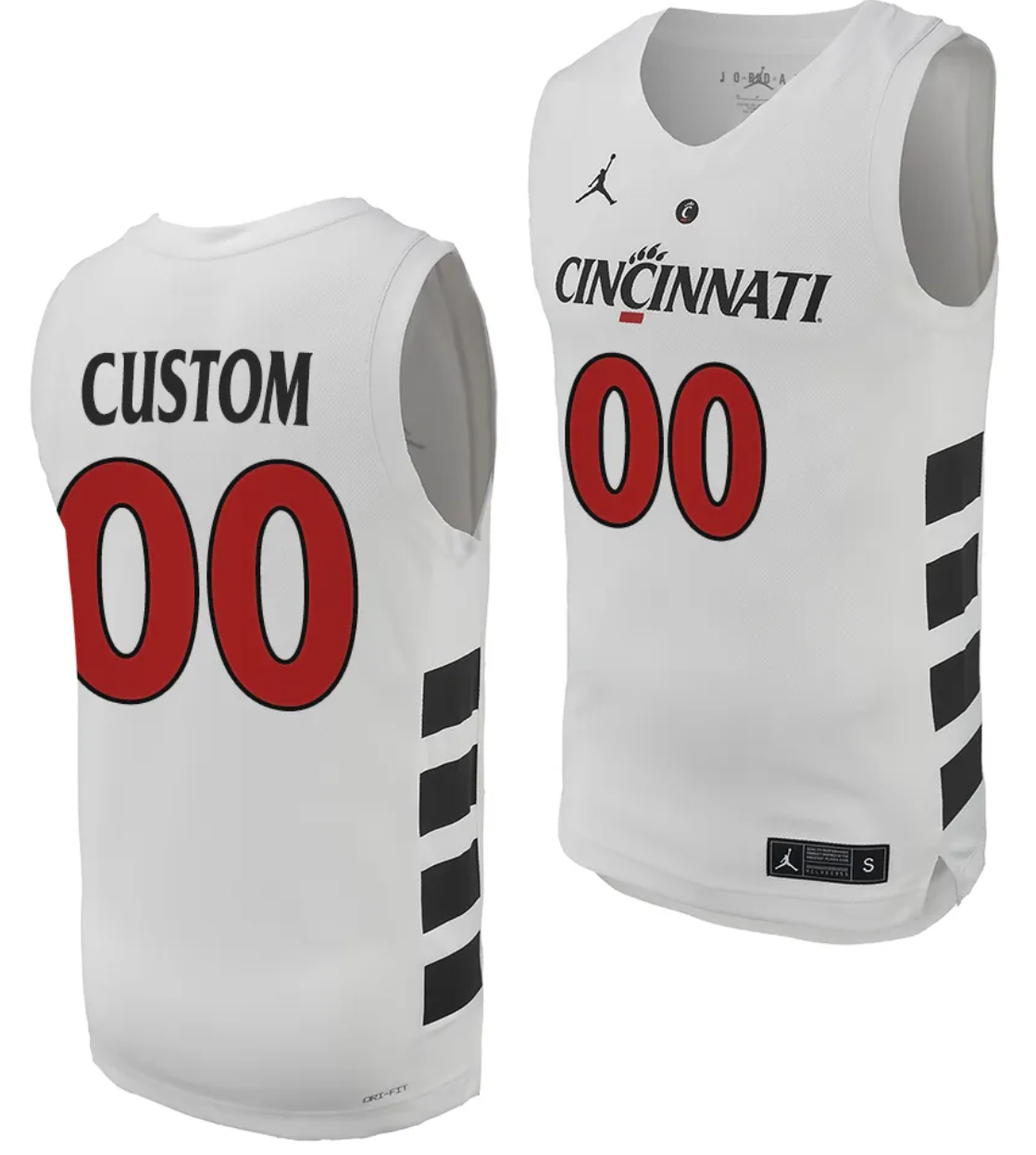 Custom Cincinnati Bearcats Jersey Name and Number College Basketball Replica