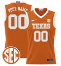 Custom Texas Longhorns Jersey 2024 Lightweight Basketball Orange