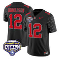 CJ Donaldson Jersey #12 Ohio State 2025 Cotton Bowl Patch Stitched