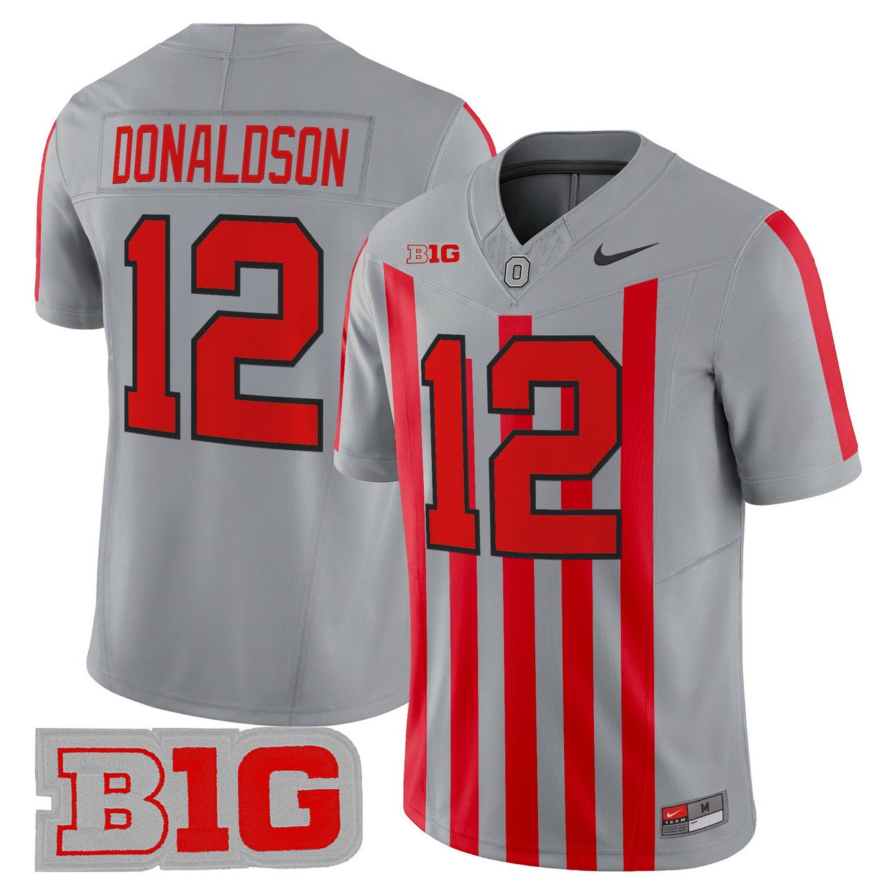 CJ Donaldson Jersey #12 Ohio State Buckeyes Throwback Limited Stitched