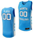 Custom North Carolina Tar Heels Jersey Name and Number College Basketball Blue