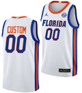 Custom Florida Gators Jersey Name and Number Limited College Basketball 2023-24 Home White