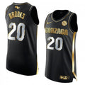 Colby Brooks Jersey Gonzaga Bulldogs College Basketball Black #201