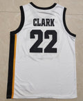 Caitlin Clark Jersey #22 Iowa Hawkeyes College Basketball Stitched white 2
