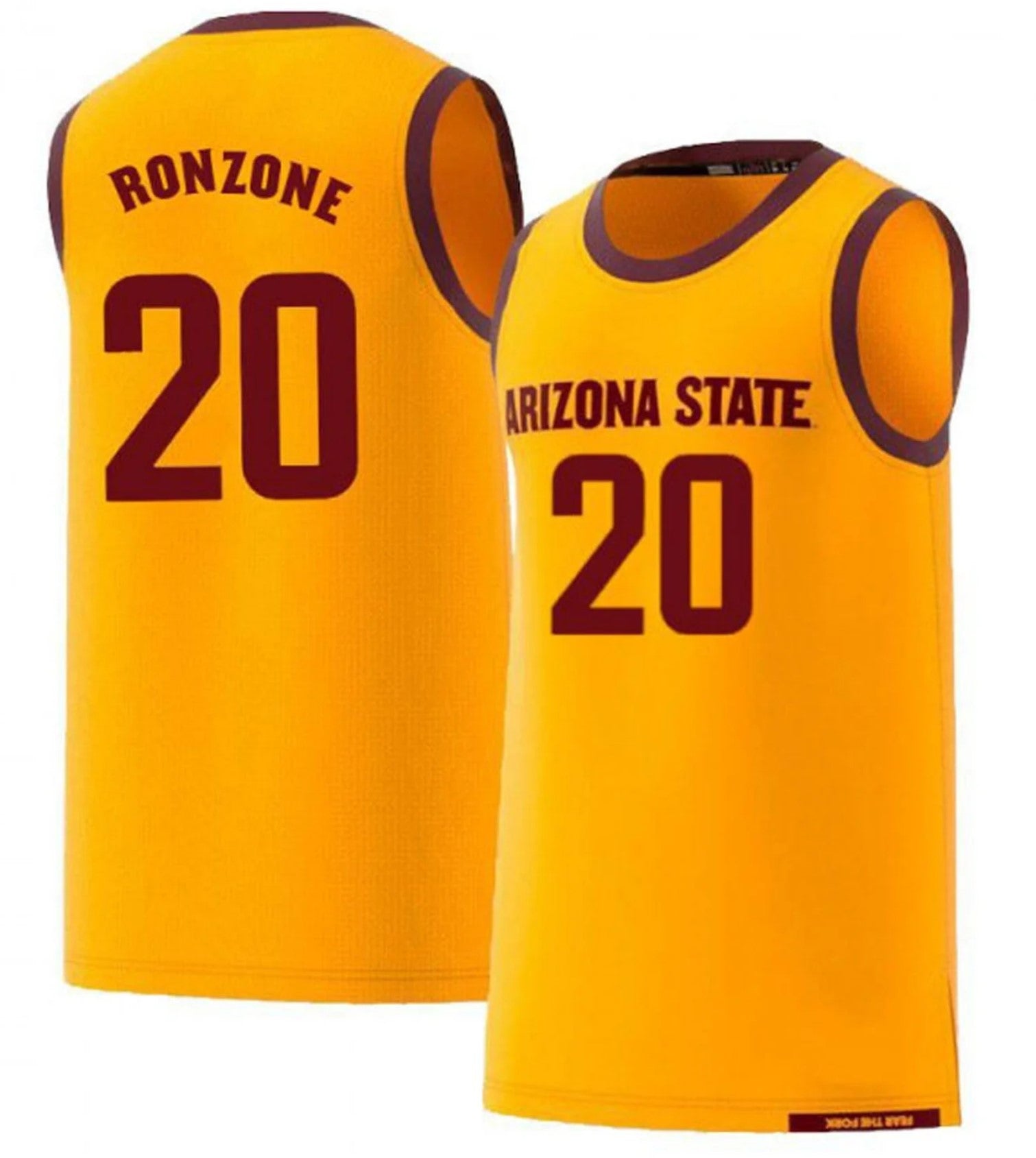 Cade Ronzone Jersey #20 Arizona State Sun Devils College Basketball
