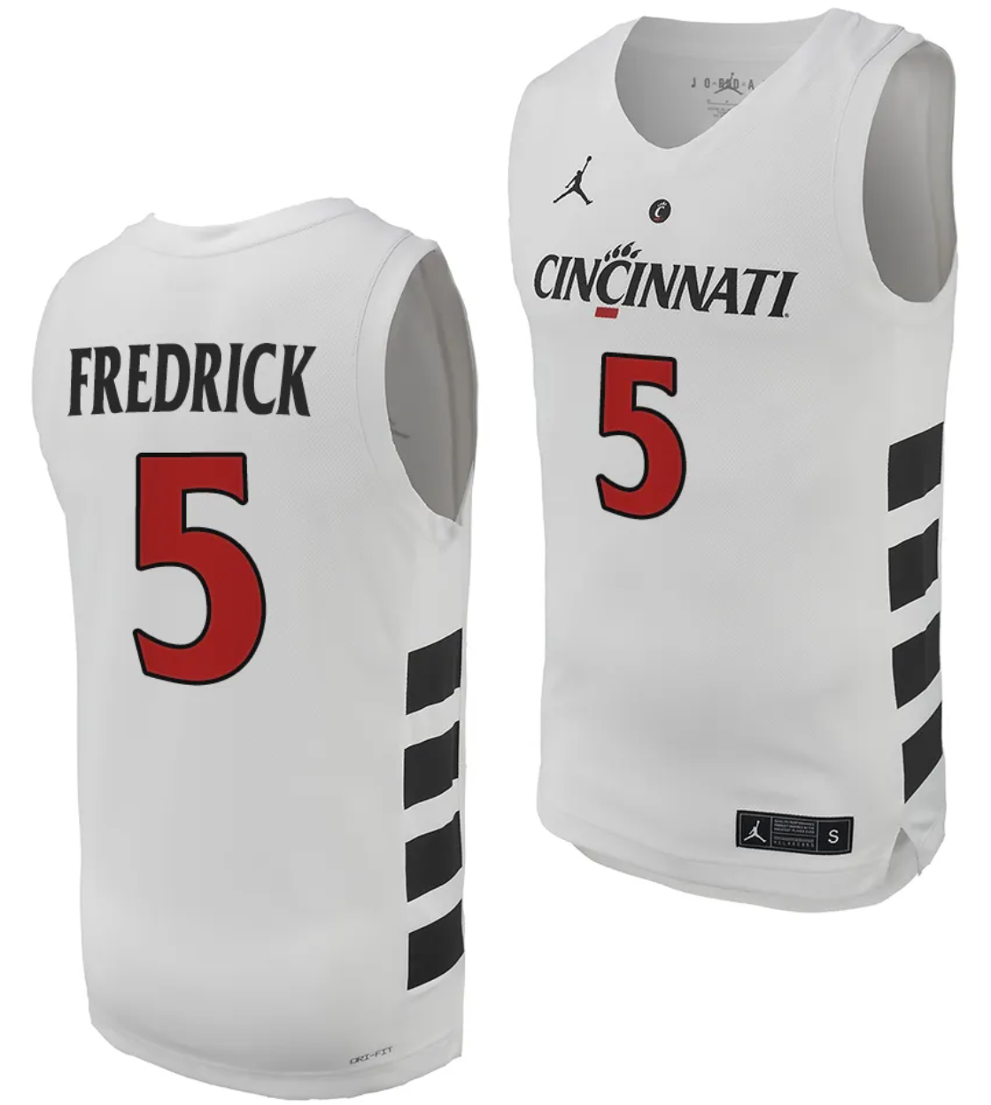 CJ Fredrick Jersey #5 Cincinnati Bearcats College Basketball Replica