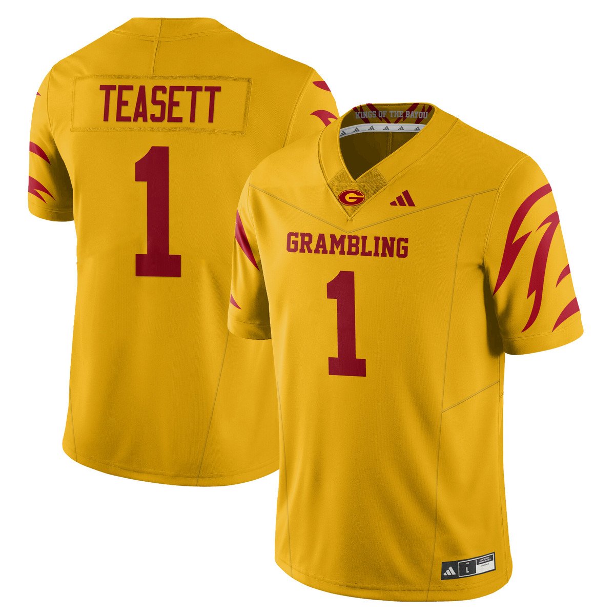 C’zavian Teasett Jersey #1 Grambling State Football 2025 Special Stitched