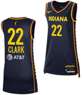 Caitlin Clark Jersey #22 Indiana Fever Basketball 2024 WNBA Draft Explorer Edition Navy