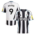 Callum Wilson #9 Newcastle United 2025-26 Home Match Jersey – White Black