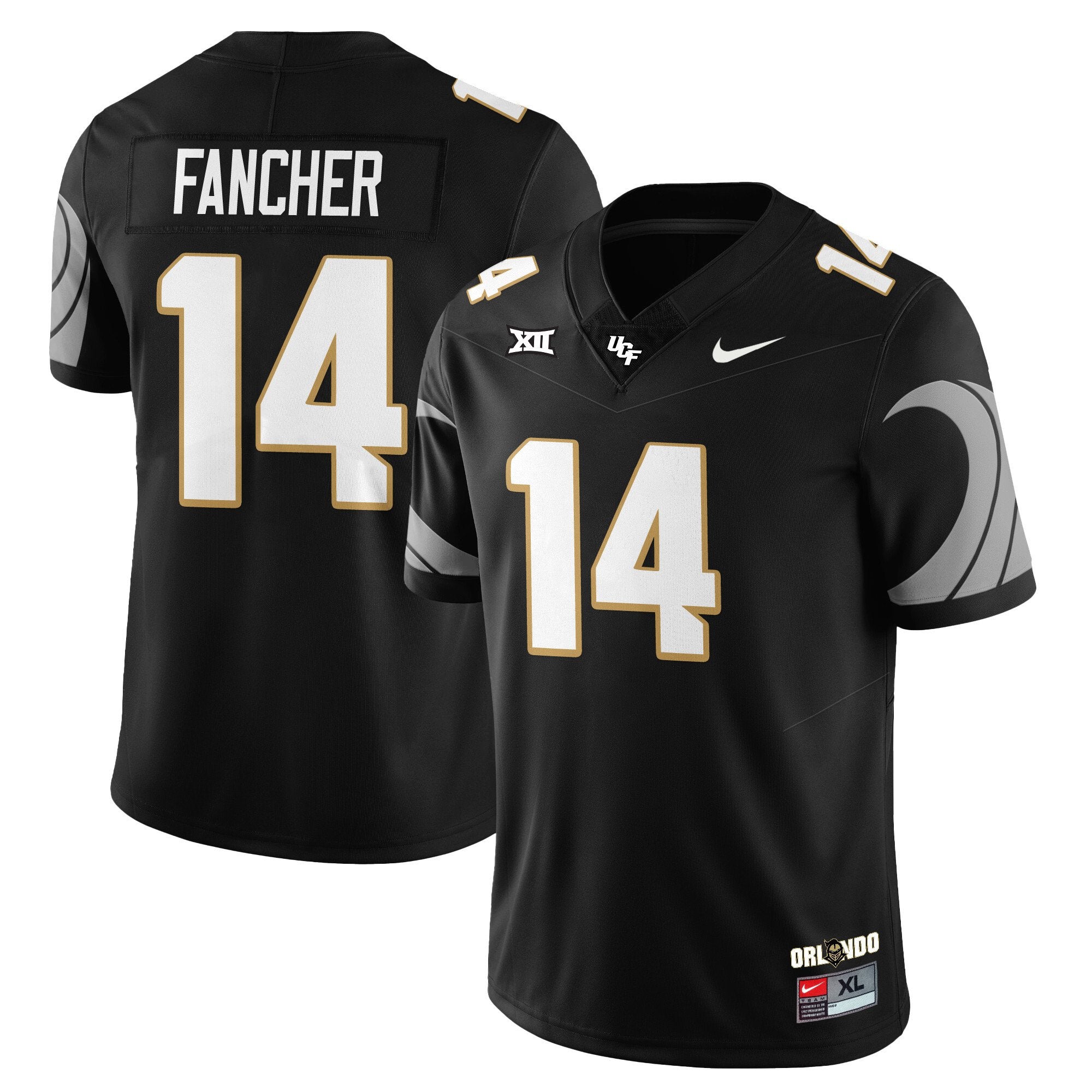Cam Fancher Jersey #14 UCF Football 2025 Core Uniforms Stitched