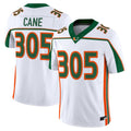 Cane Jersey #305 Miami Hurricanes Throwback 2025 Vapor Limited Stitched