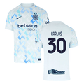 Carlos Augusto #30 Inter Milan 2025-26 Away Match Jersey – White