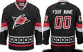 Carolina Hurricanes Customized Black Third Jersey Stitched