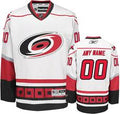 Carolina Hurricanes Customized White Jersey Stitched