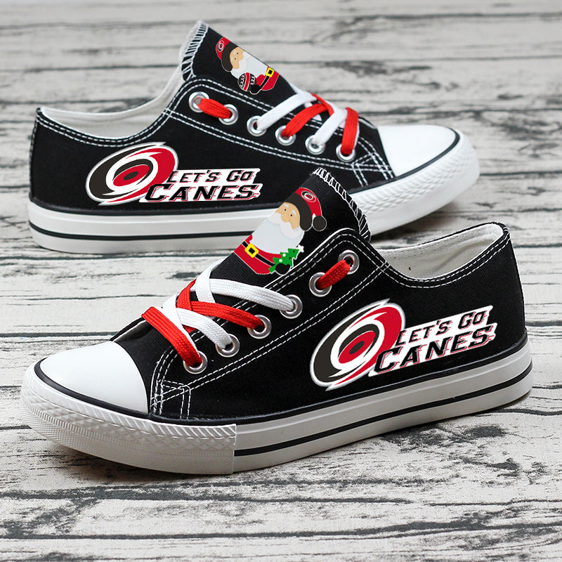 Carolina Hurricanes Low Top Canvas Sport Sneakers Shoes For Men Women Fans