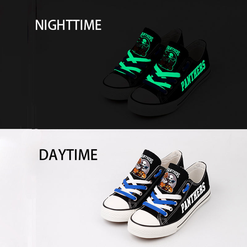 Carolina Panthers Low Top Canvas Sport Sneakers Shoes For Men Women Fans