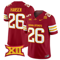 Carson Hansen Jersey #26 Iowa State Cyclones 2025 Limited Stitched Cardinal