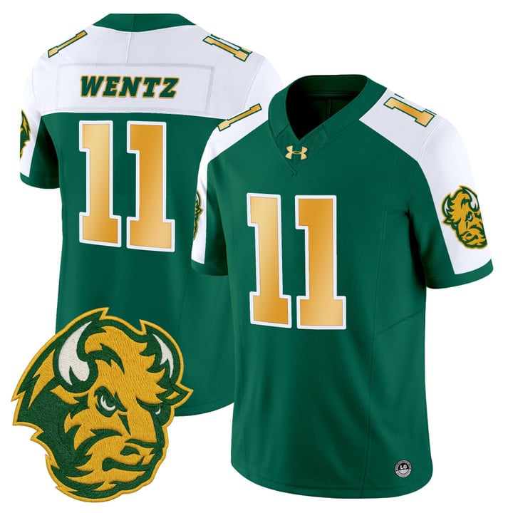 Carson Wentz Jersey #11 North Dakota State Bison Limited Stitched