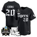Casan Evans Jersey #20 LSU Tigers 2025 World Series Gothic Geaux Edition