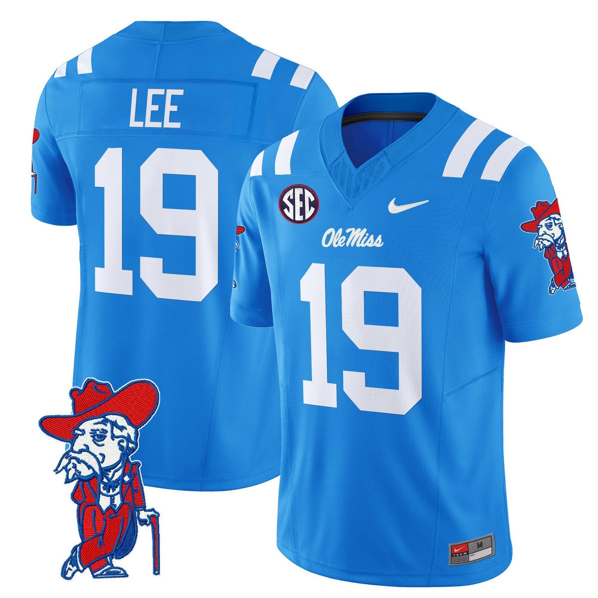 Cayden Lee Jersey #19 Ole Miss Rebels 2025 Limited V2 Stitched