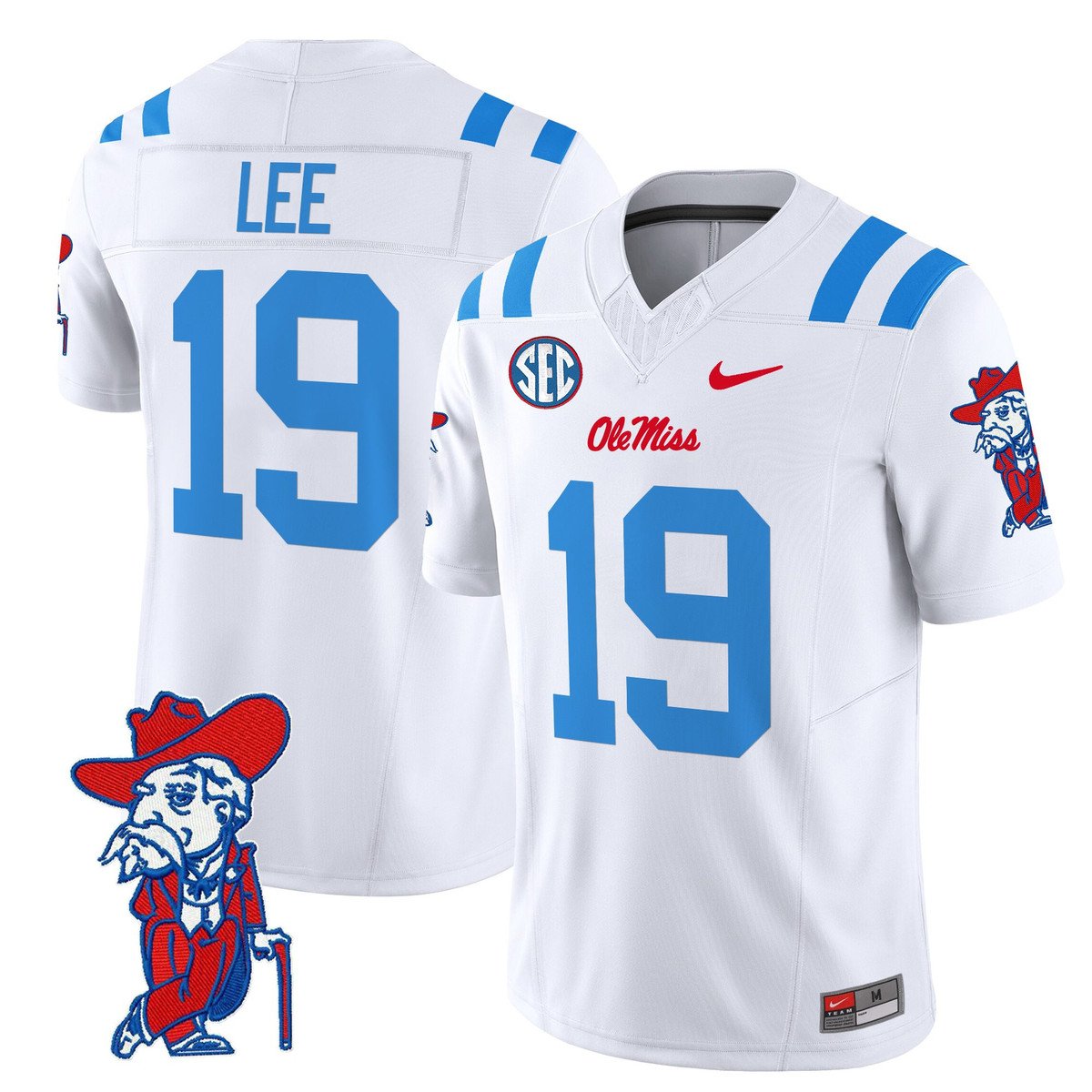Cayden Lee Jersey #19 Ole Miss Rebels 2025 Limited V2 Stitched