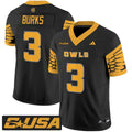 Chandler Burks Jersey #3 Kennesaw State Owls 2025 Vapor Stitched