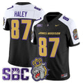 Charles Haley Jersey #87 James Madison Dukes 2025 Vapor Limited Stitched