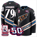 Charlie Lindgren Jersey #79 Washington Capitals 2025 Stitched 900 GOALS