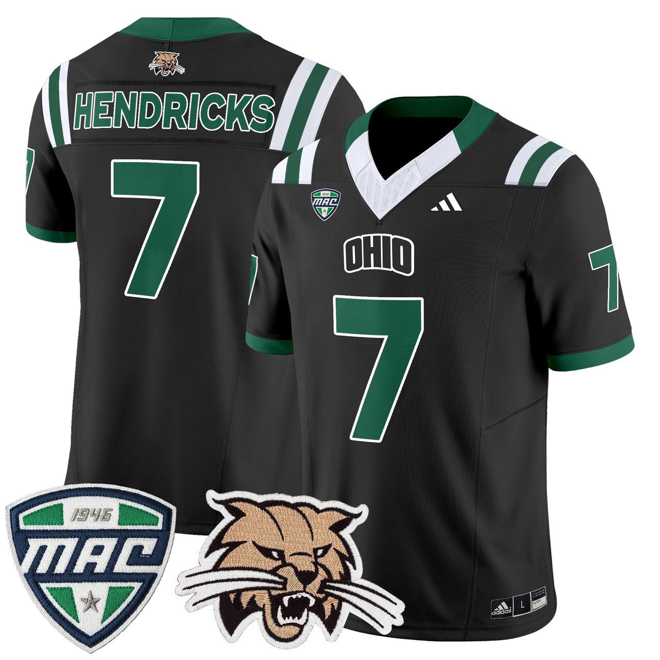 Chase Hendricks Jersey #7 Ohio Bobcats 2025 Vapor Limited Stitched