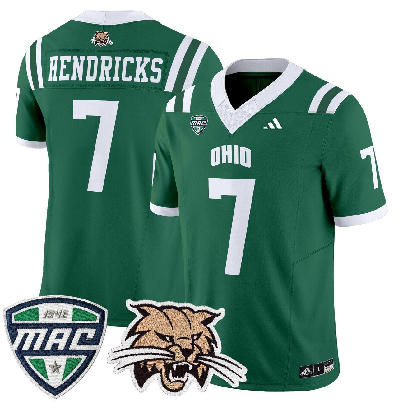 Chase Hendricks Jersey #7 Ohio Bobcats 2025 Vapor Limited Stitched