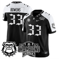 Chauncey Bowens Jersey #33 Georgia Bulldogs Gothic SEC Football Champions