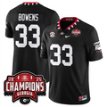 Chauncey Bowens Jersey #33 Georgia Bulldogs SEC Champions Patch Stitched
