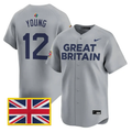 Chavez Young Jersey #12 Team Great Britain 2026 World Baseball Stitched
