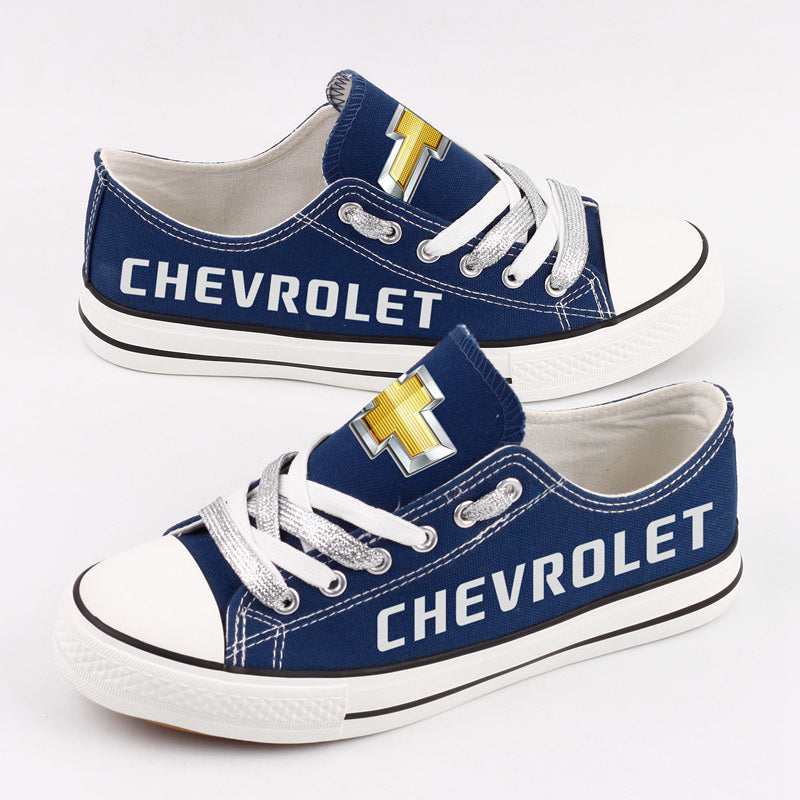 Chevrolet Canvas Sneakers Shoes For Men Women Fans
