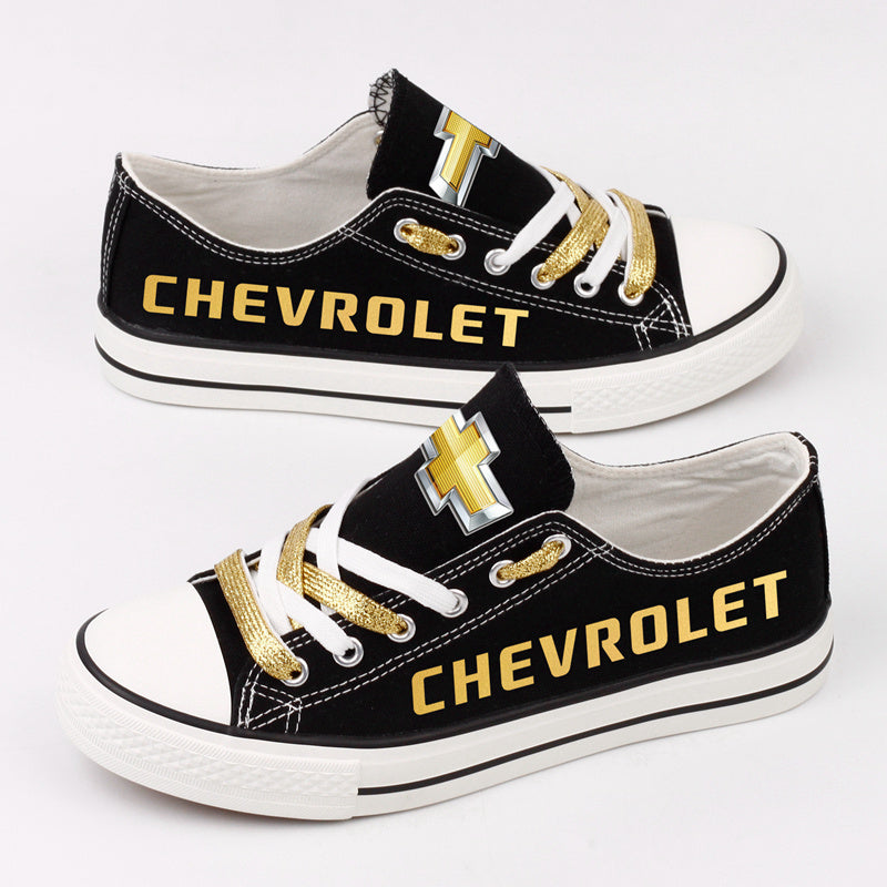 Chevrolet Canvas Sneakers Shoes For Men Women Fans