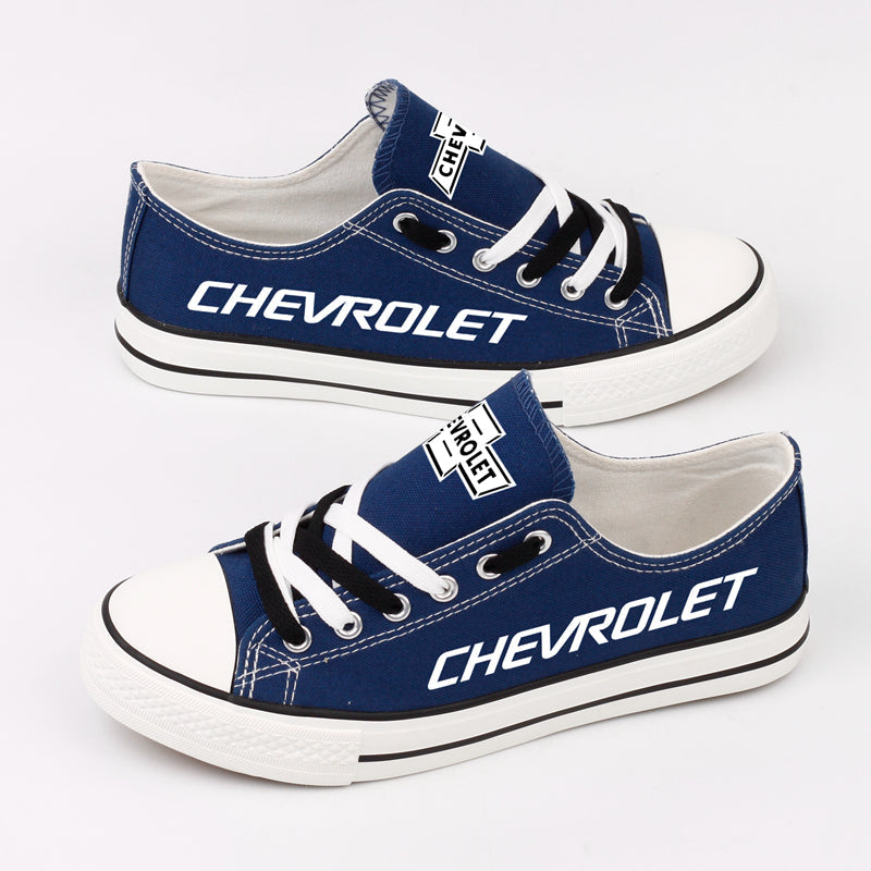 Chevrolet Canvas Sneakers Shoes For Men Women Fans