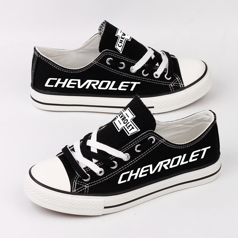 Chevrolet Canvas Sneakers Shoes For Men Women Fans