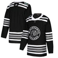 Chicago Blackhawks Blank 2019 Winter Classic Custom Black Jersey Stitched
