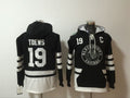 Chicago Blackhawks #19 Jonathan Toews Pullover Hoodie Black